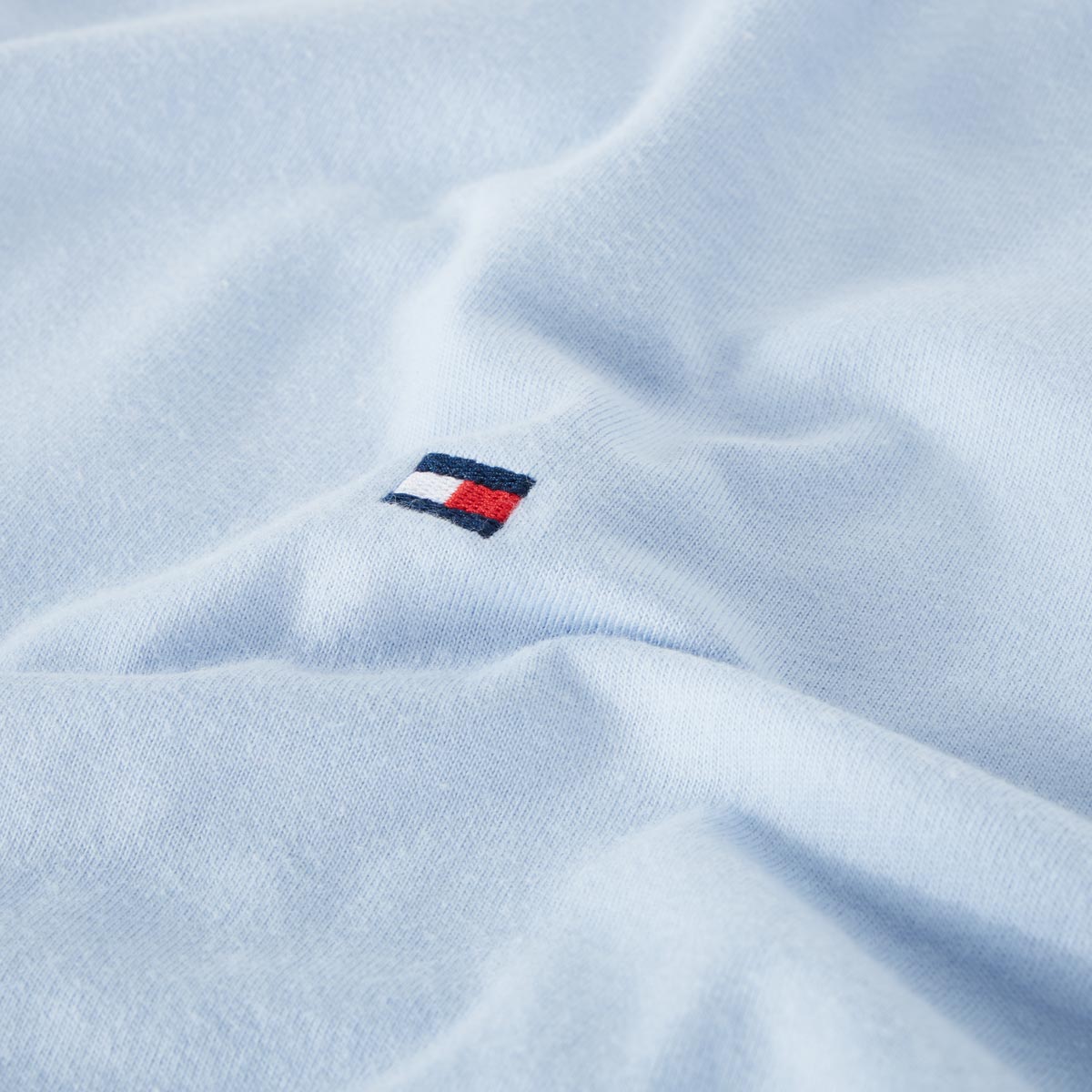 Tommy Hilfiger T-Shirt aus Baumwolle hellblau