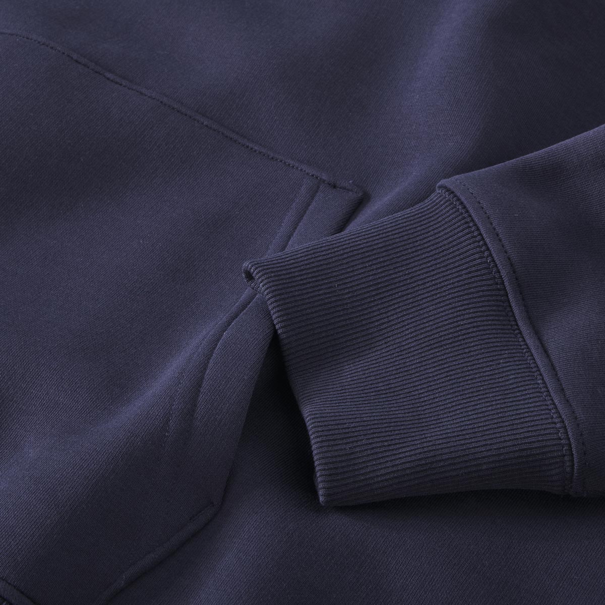 Gant Basic-Hoodie aus Baumwoll-Mix dunkelblau