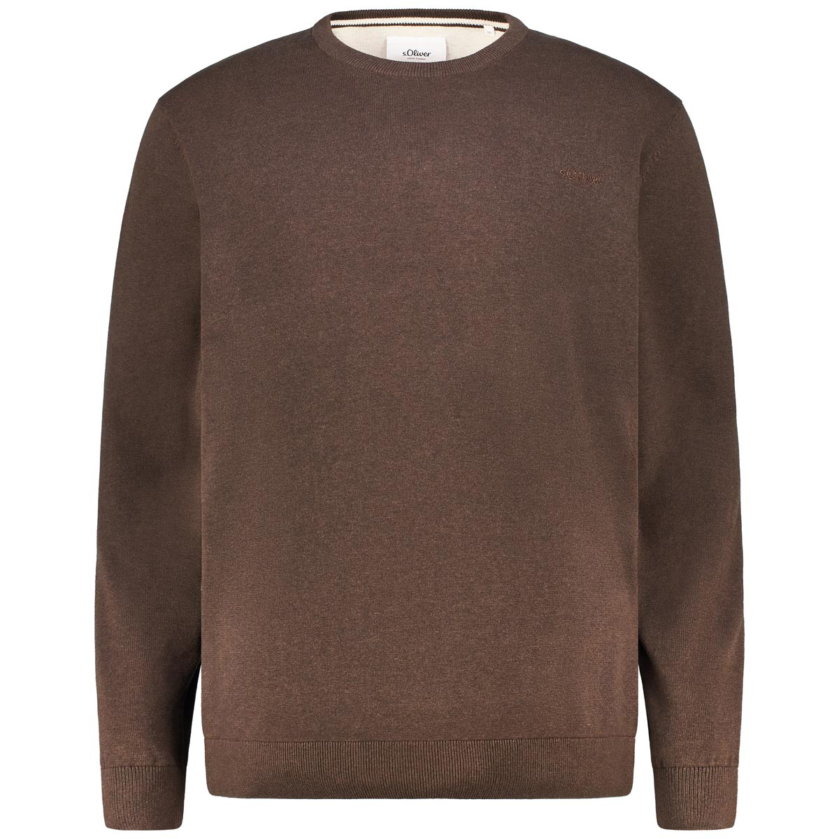 Feinstrickpullover aus Baumwolle