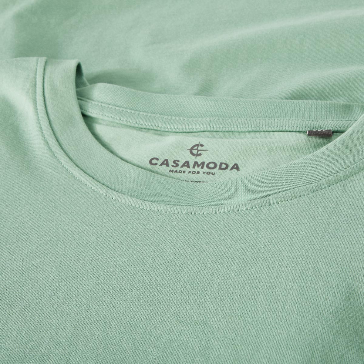 CASA MODA T-Shirt aus Baumwolle grün