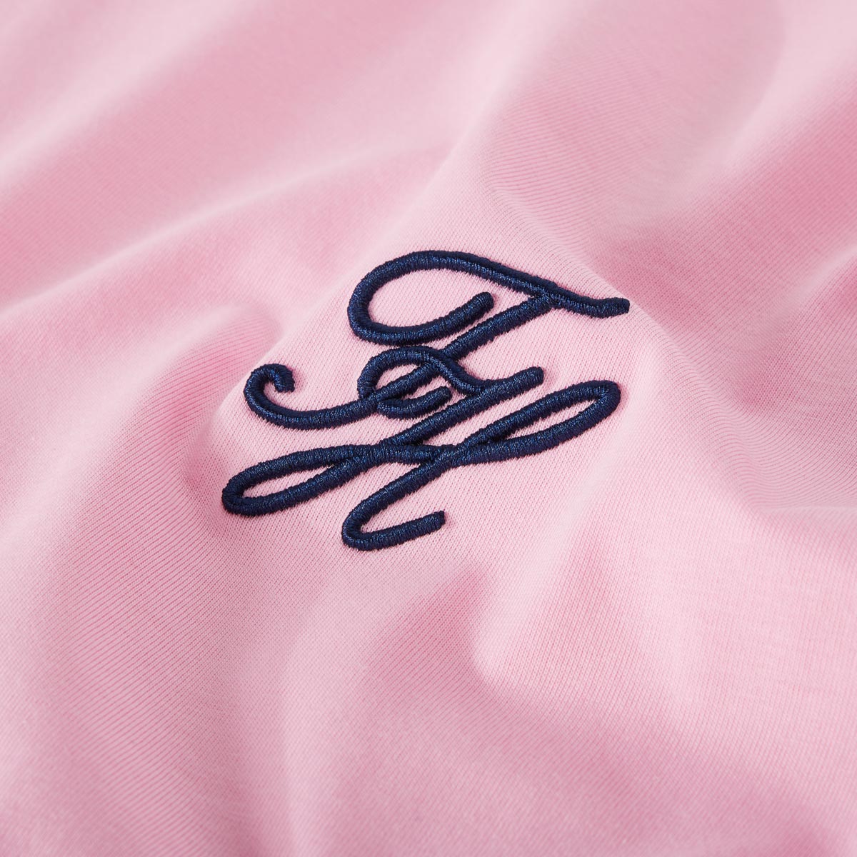 Tommy Hilfiger T-Shirt aus merzerisierter Baumwolle rosa