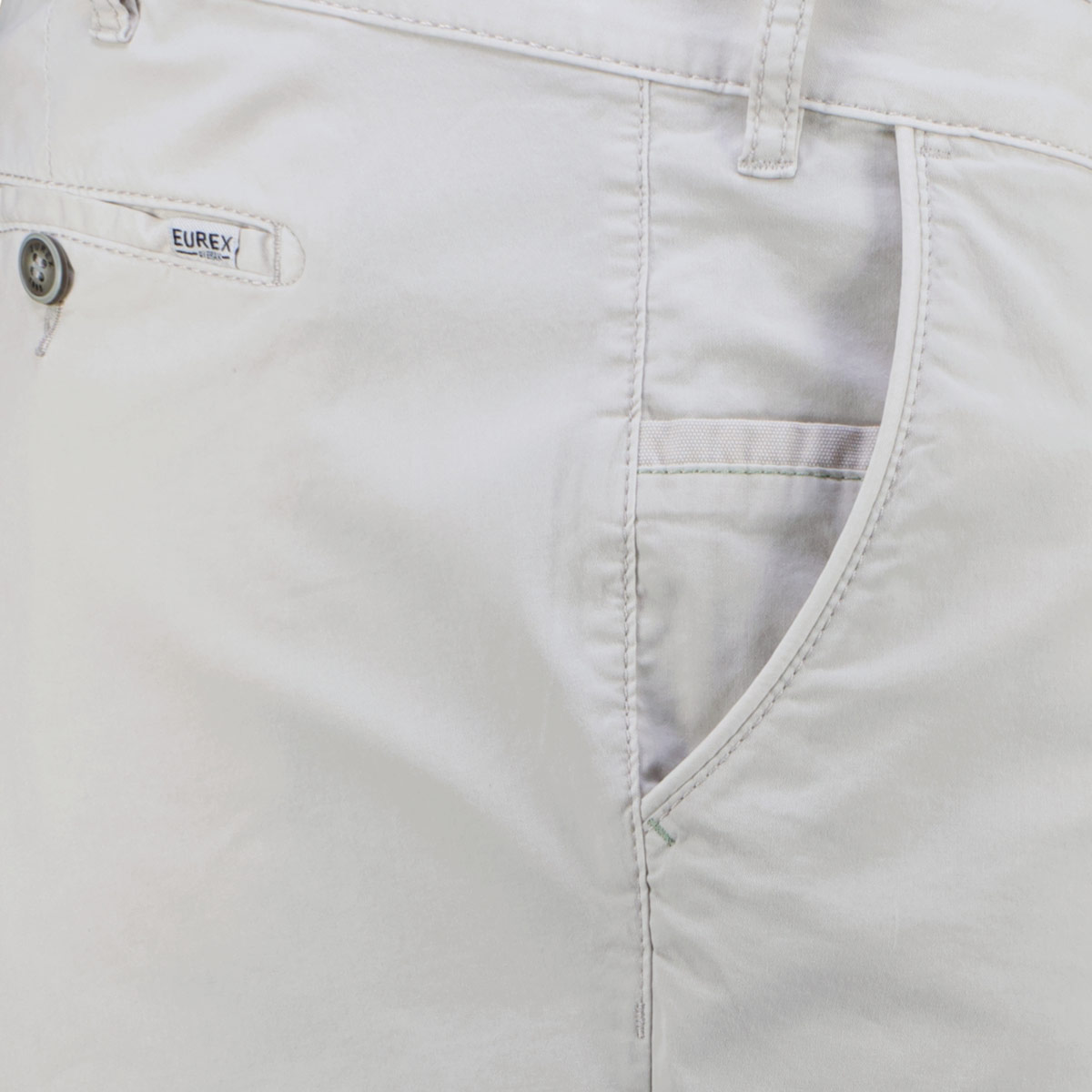 Eurex by Brax Chino-Shorts mit Stretch kitt