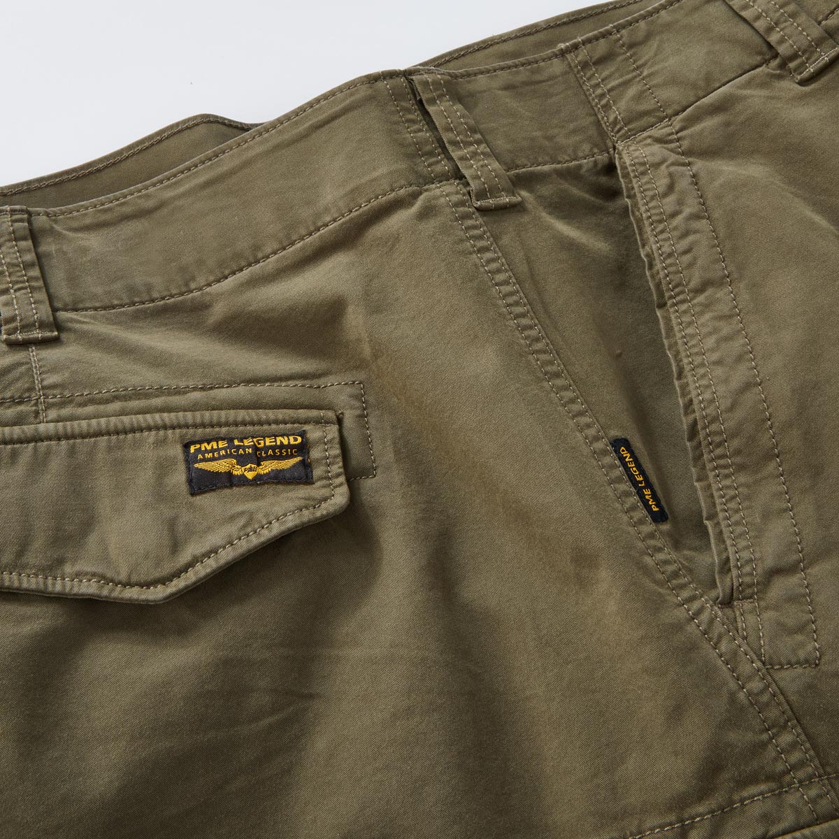 PME LEGEND Stretch-Cargo-Shorts "Nordtrop" oliv