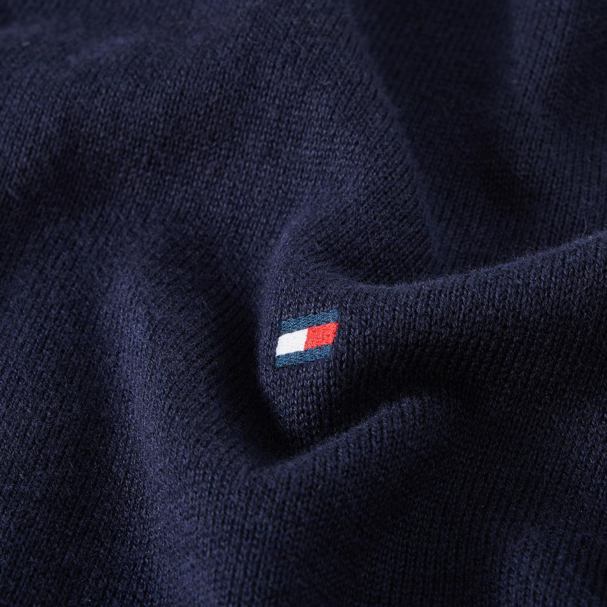 Tommy Hilfiger Feinstrickjacke mit Kaschmir marine