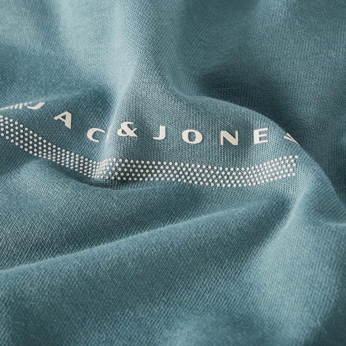 Jack&Jones T-Shirt aus Materialmix blau