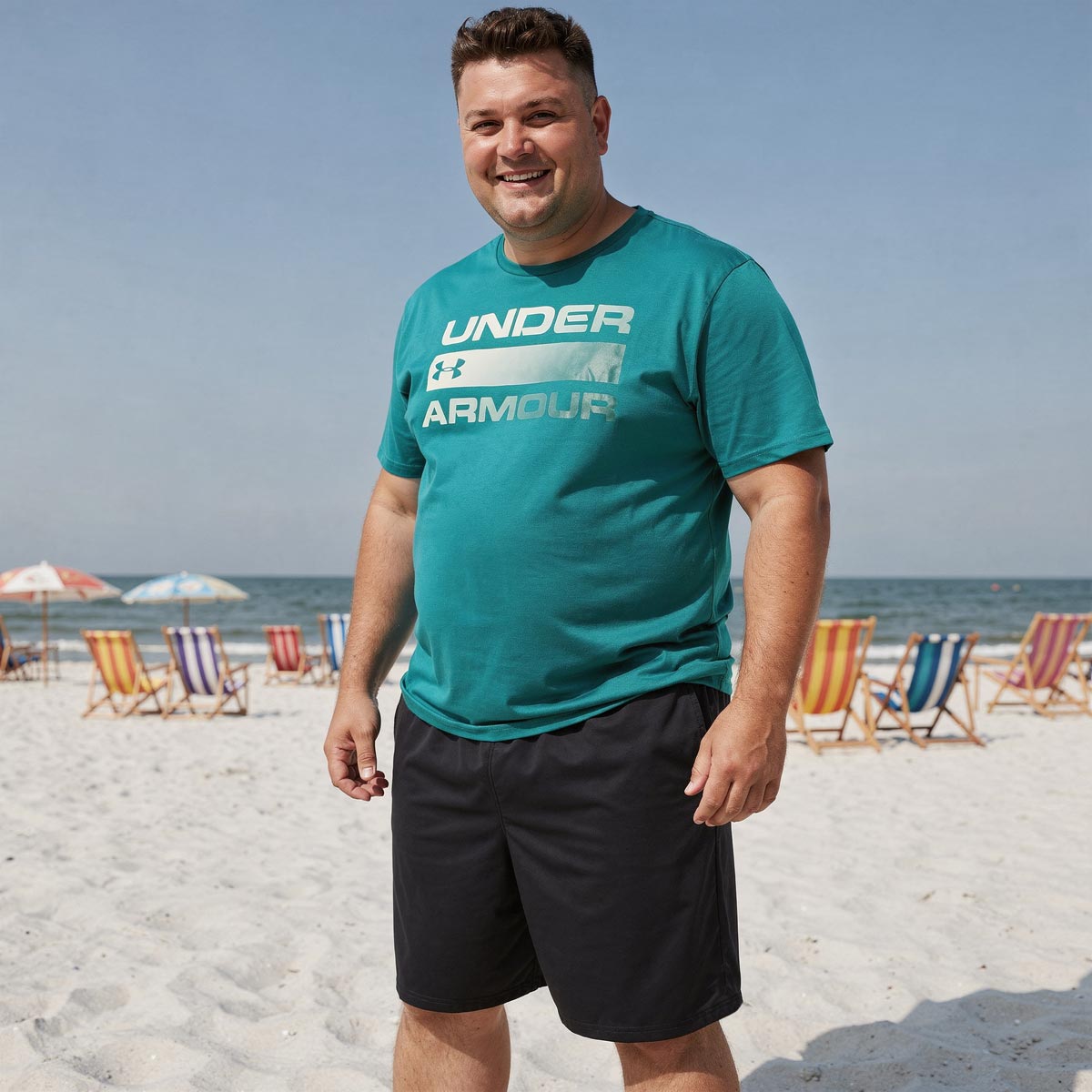 Under Armour T-Shirt aus 4-Wege-Stretch, schnelltrocknend grün
