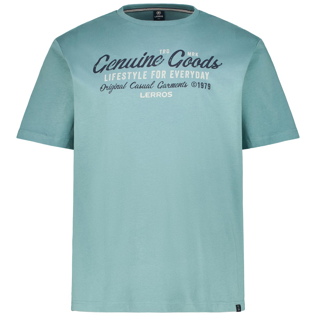 T-Shirt mit Label-Print