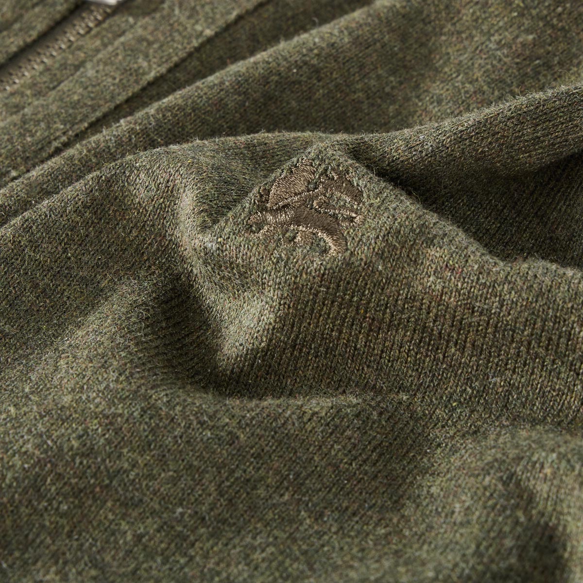 Lerros Pullover aus Baumwolle khaki