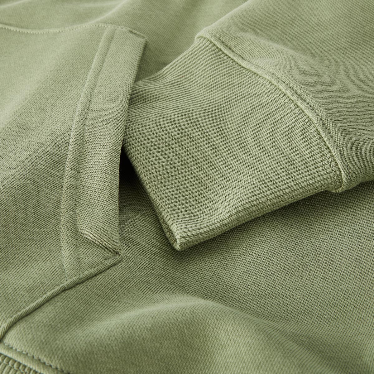 Gant Basic-Sweatjacke mit Stehkragen grün
