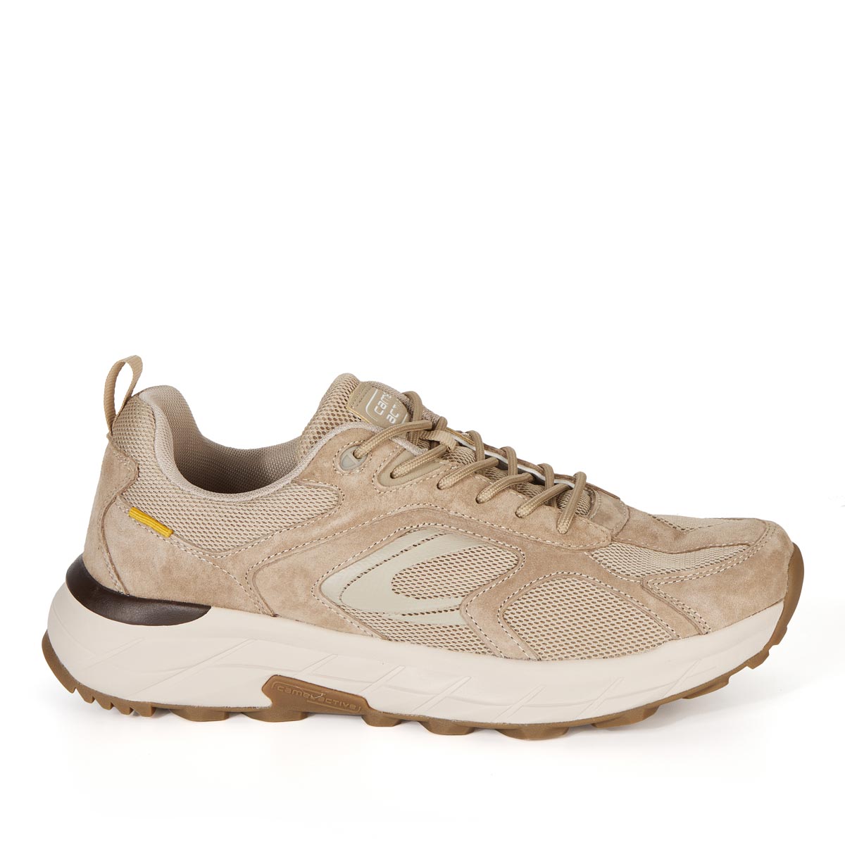 camel active Sneaker "Cross Country" aus Leder beige