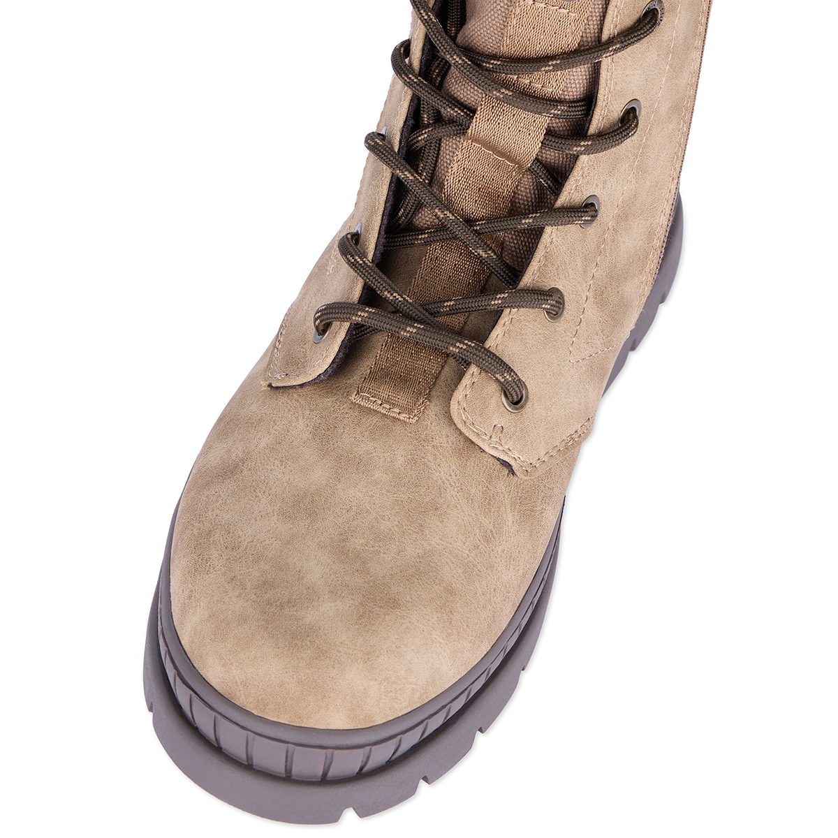 bugatti Schnürstiefel mit extrabreiter Sohle sand