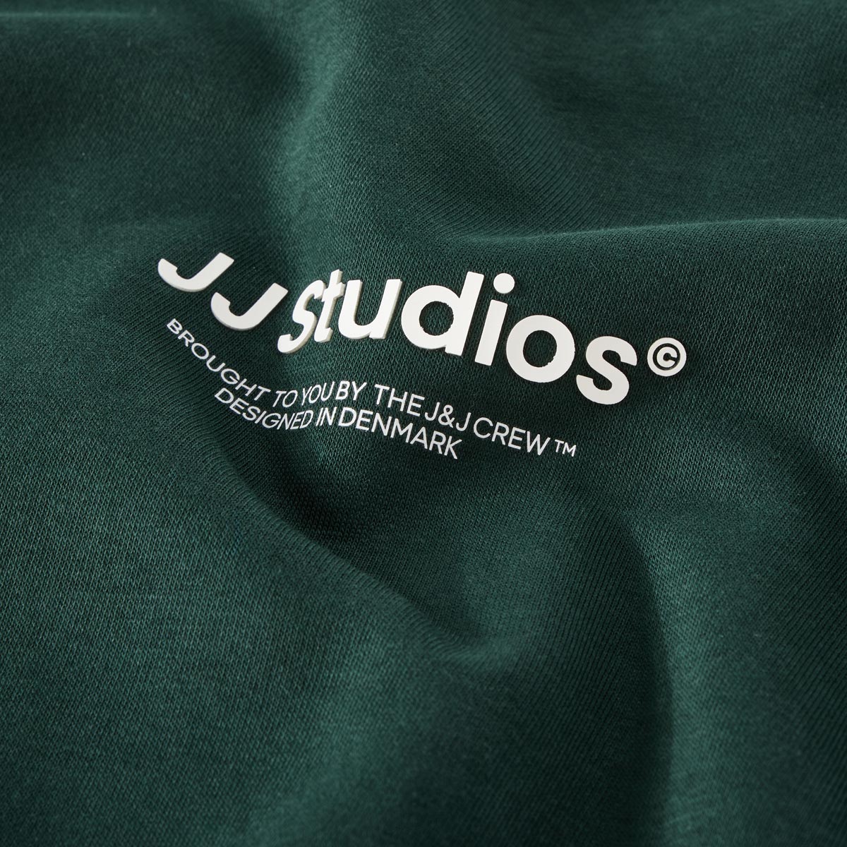 Jack&Jones Pullover aus Baumwolle dunkelgrün