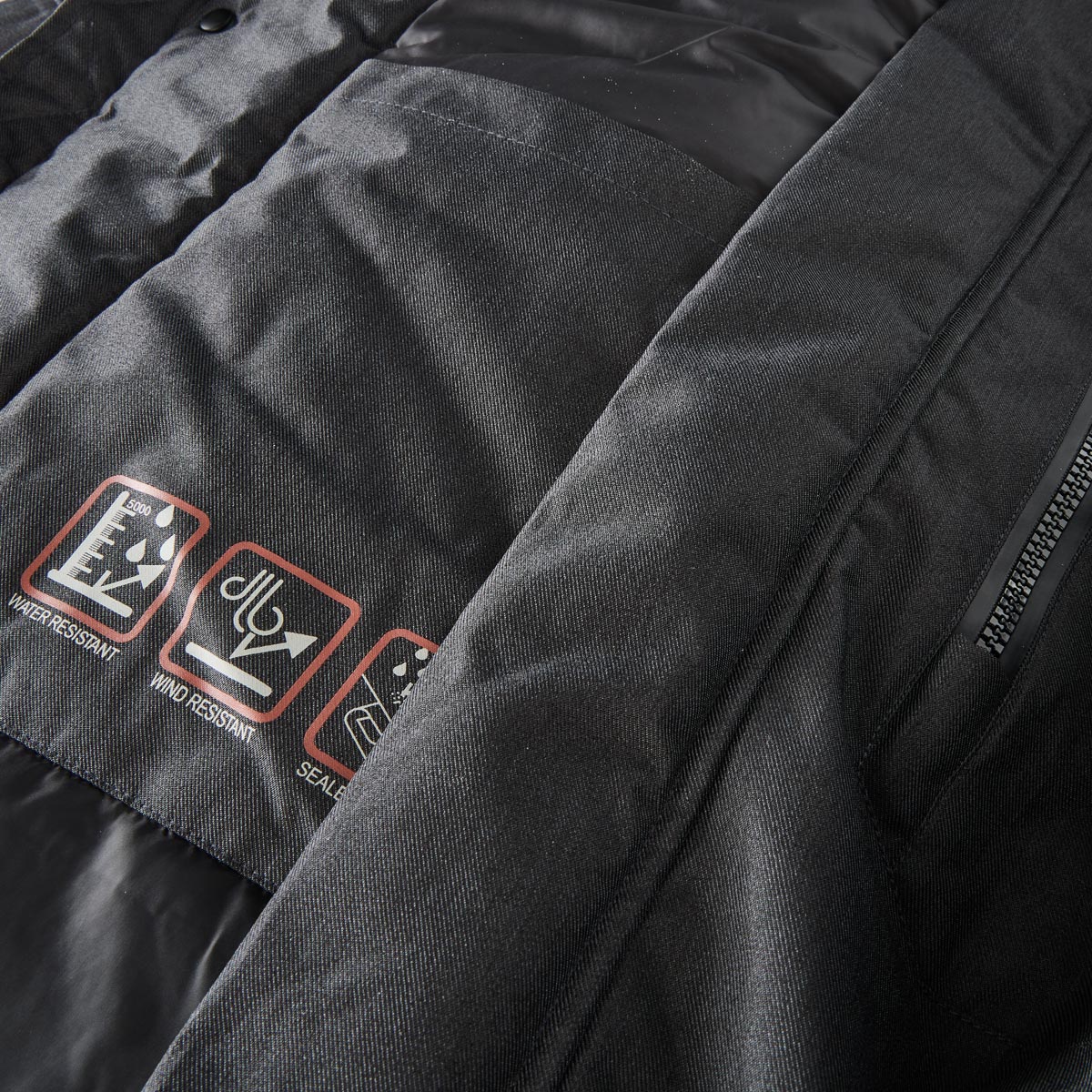 CASA MODA Funktionsparka, wind- und wasserabweisend anthrazit