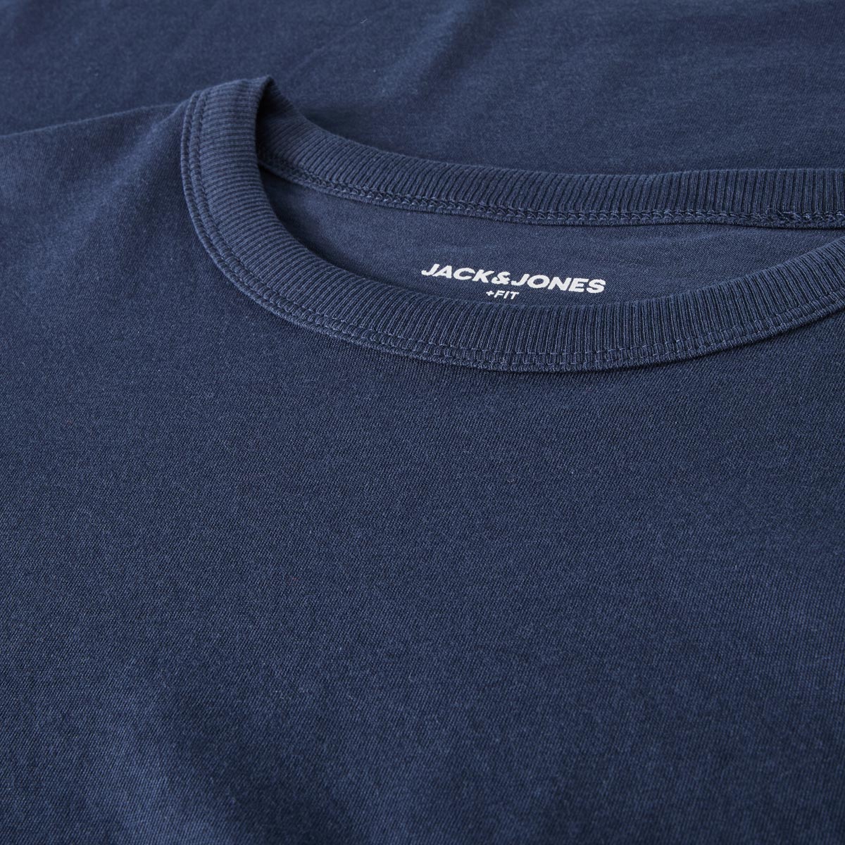 Jack&Jones T-Shirt mit Label-Print blau