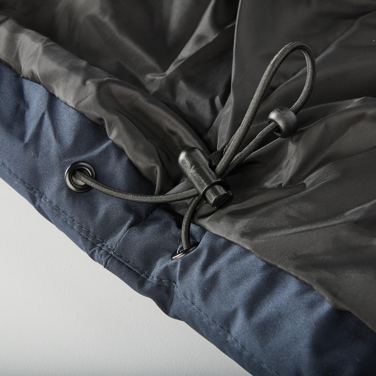 Blue Wave Wattierte Weste mit Kapuze, wind- und wasserabweisend marine