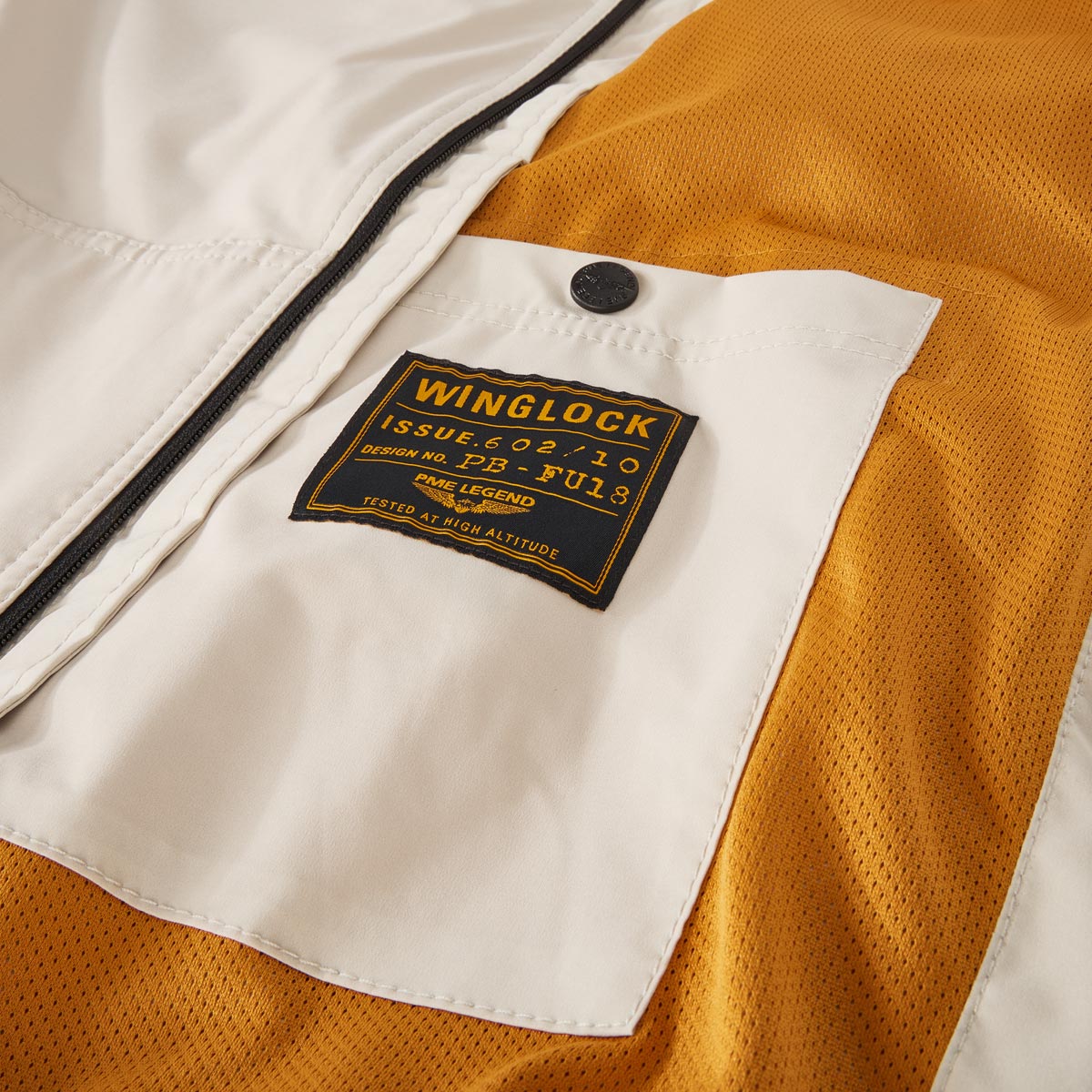 PME LEGEND Funktionsjacke "Winglock", wind- und wasserdicht hellgrau