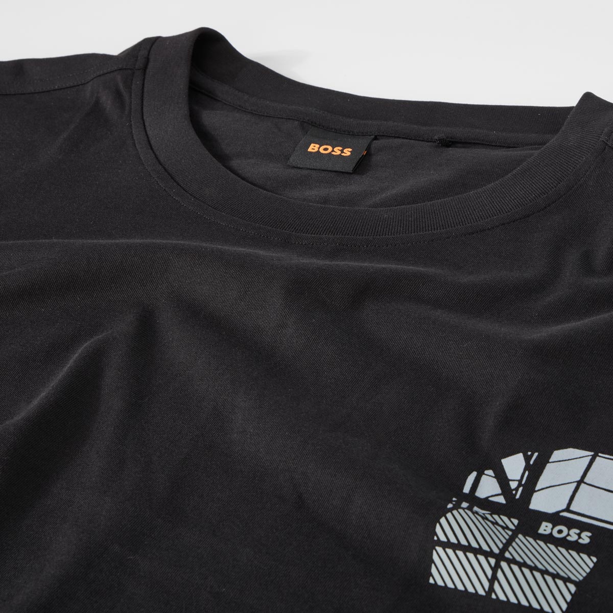 BOSS T-Shirt aus Baumwolle schwarz