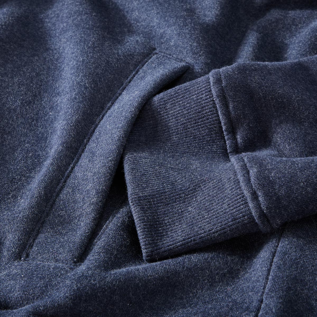 CASA MODA Sweatjacke aus Baumwollmischung dunkelblau