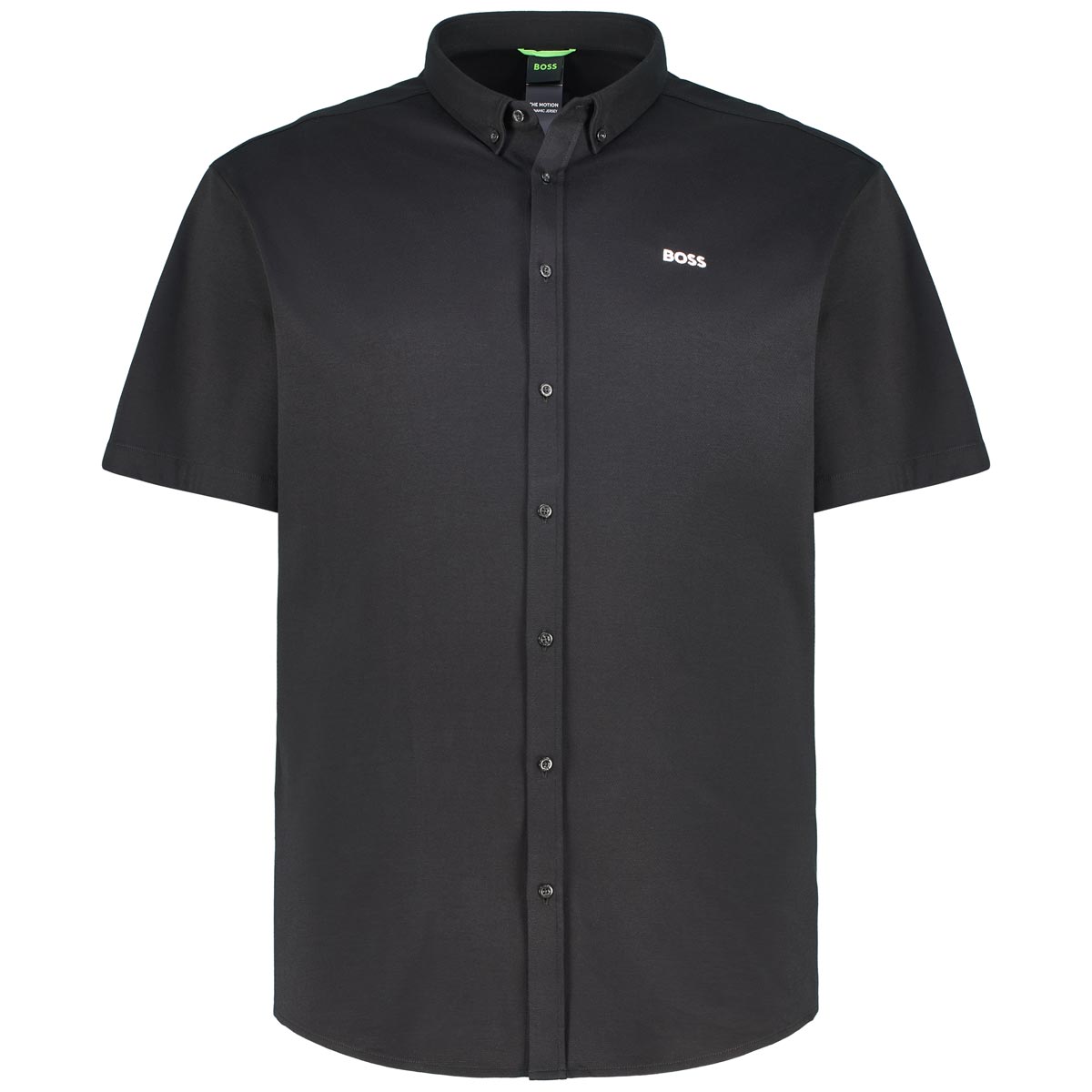 BOSS Freizeithemd aus Baumwolle Farbe schwarz Größe: 4XL günstig online kaufen