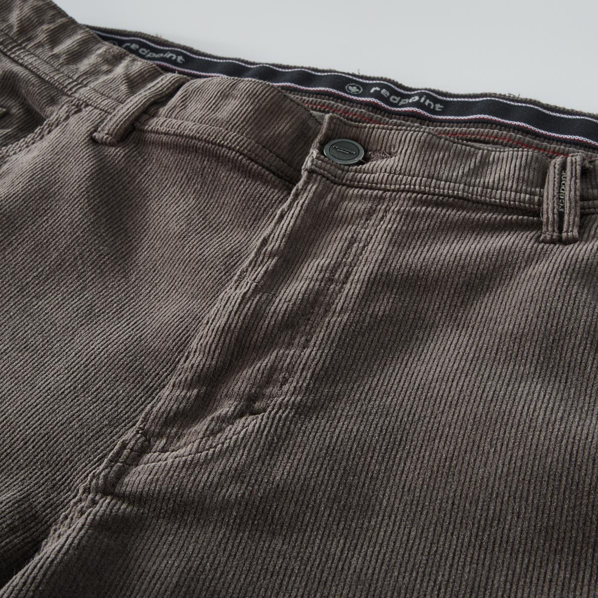 Redpoint Cordhose "Milton" mit Stretch, Regular Fit grau