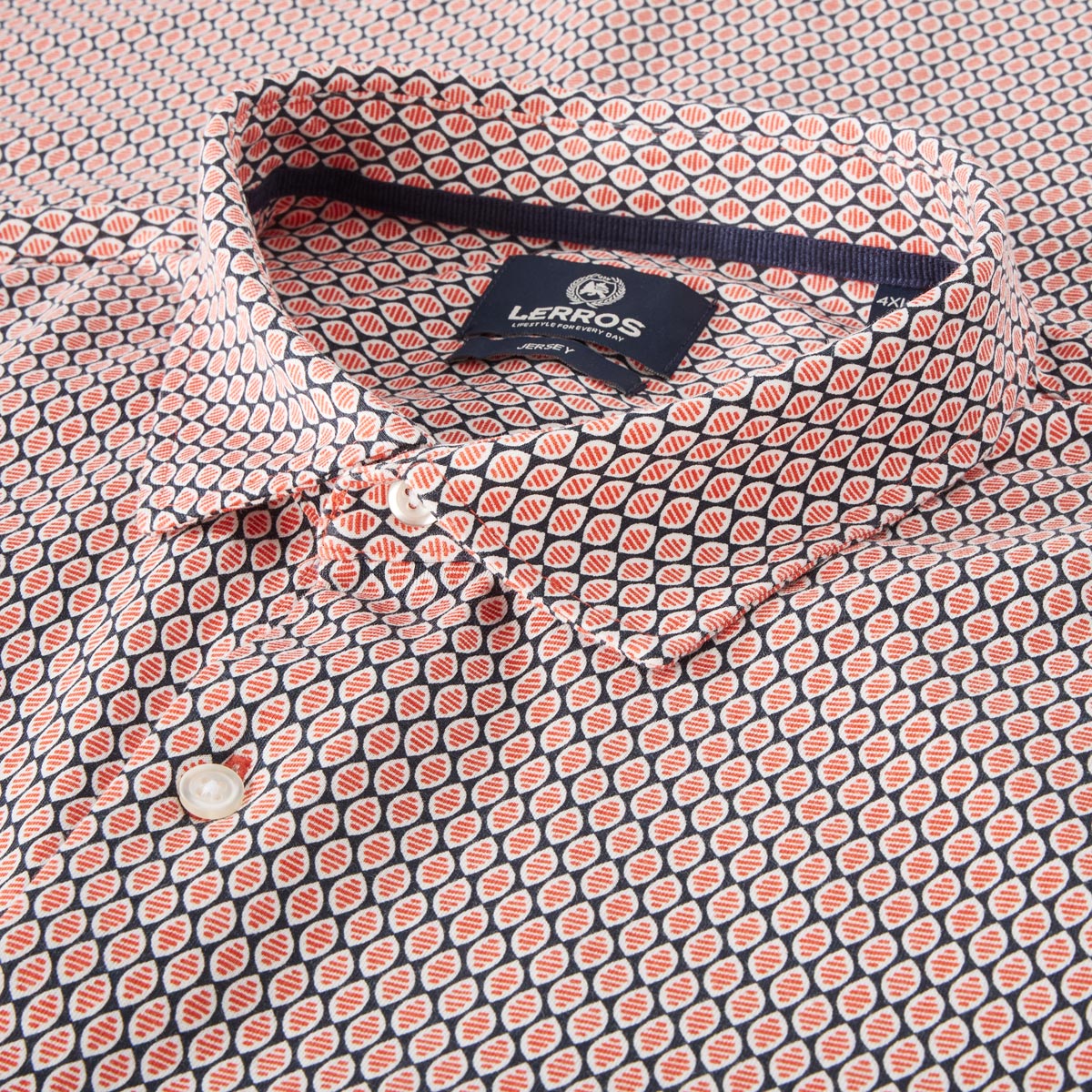 Lerros Freizeithemd mit Stretch orange