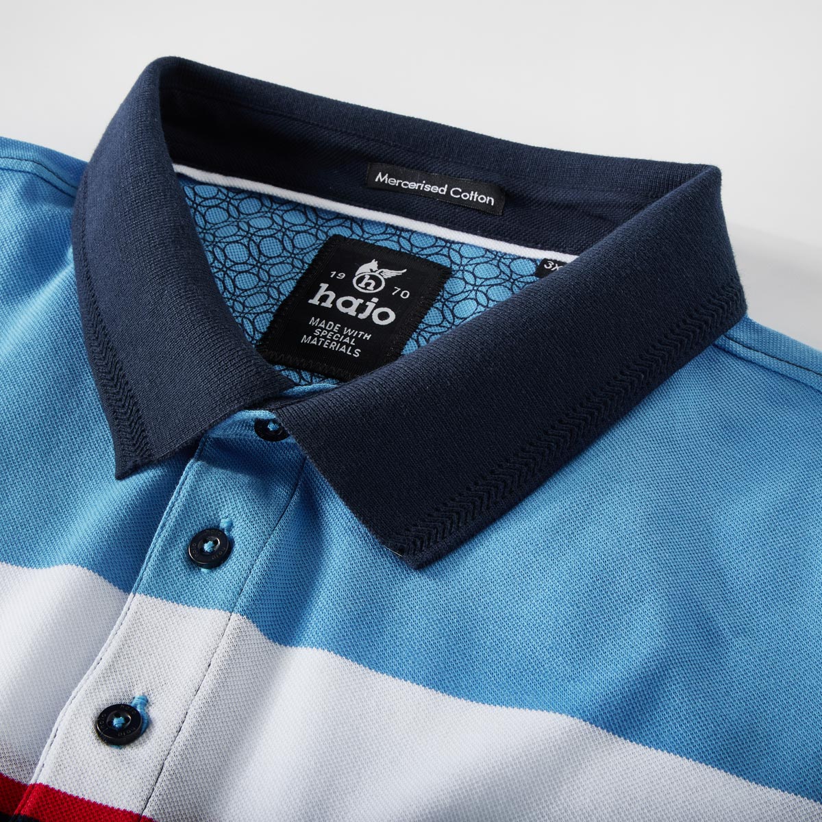 Hajo Poloshirt aus merzerisierter Baumwolle marine