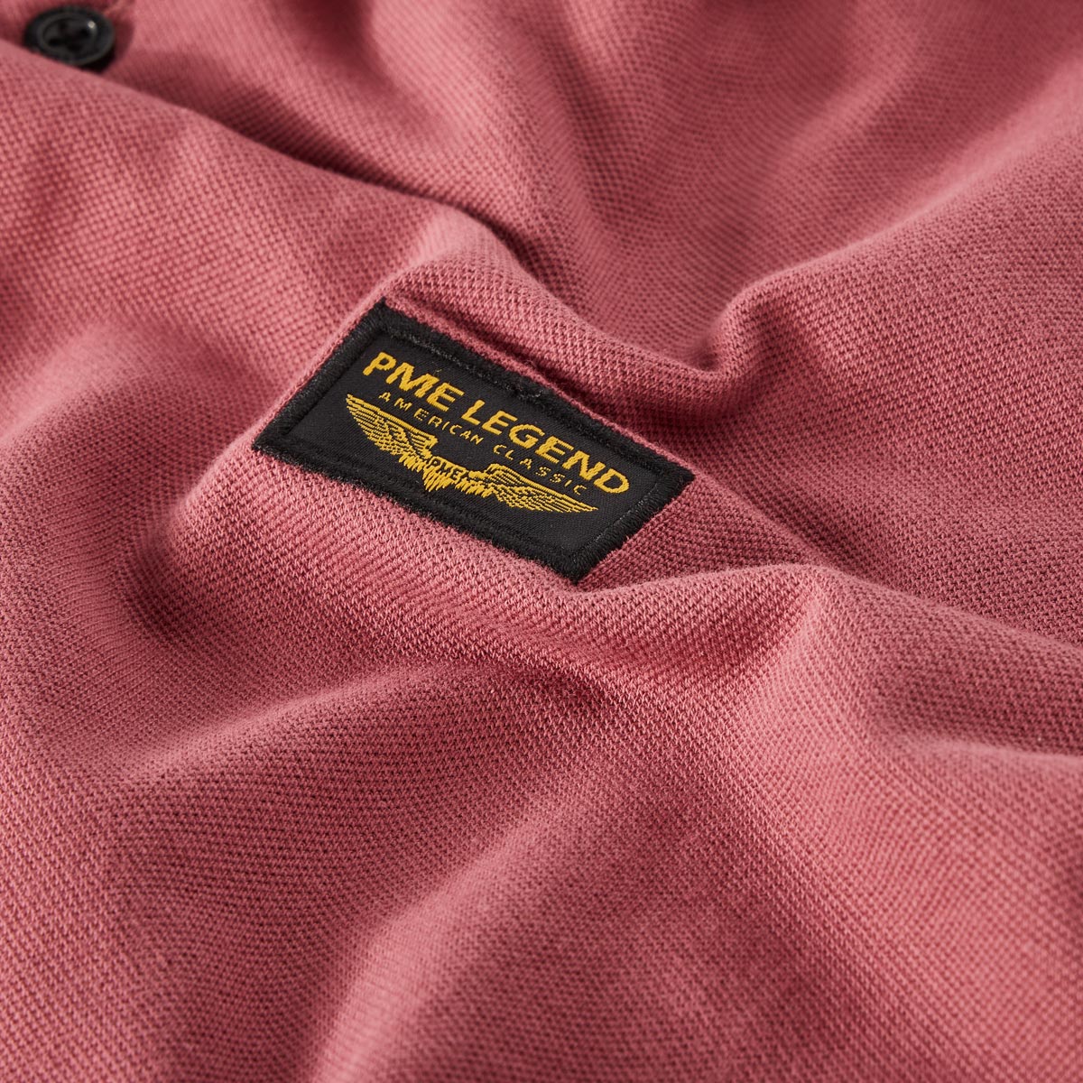 PME LEGEND Poloshirt mit Elasthan rot