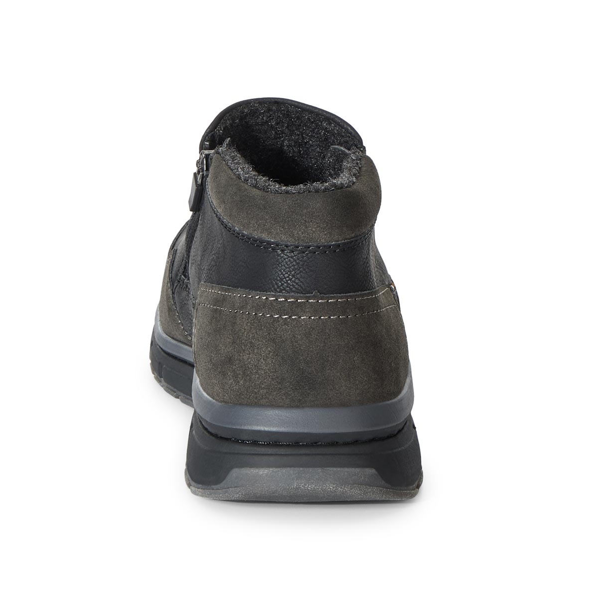 bugatti Freizeitschuh mit Reißverschluss, extraweit schwarz