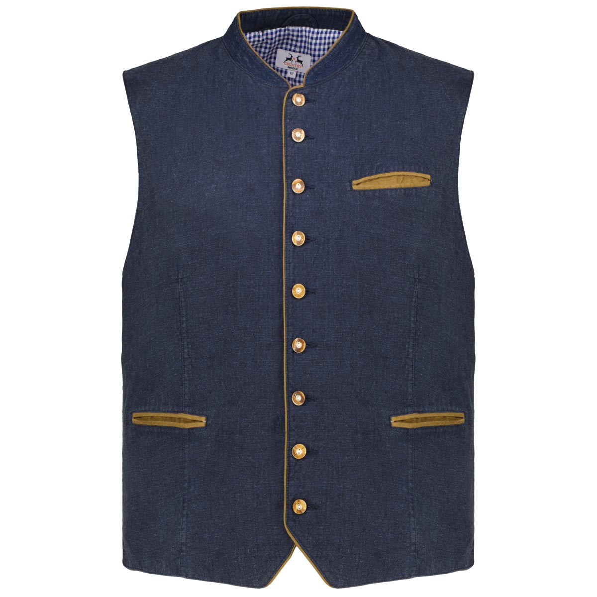Maddox Trachtenweste mit Leinen Farbe marine Größe: 62 günstig online kaufen