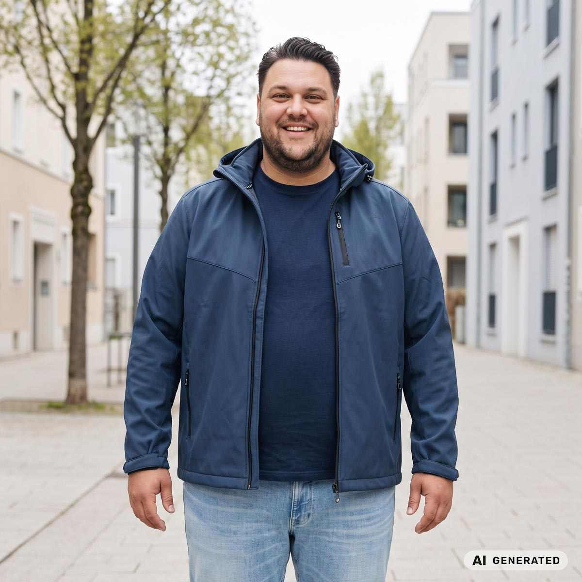 Blue Wave Softshelljacke, wind- und wasserdicht marine