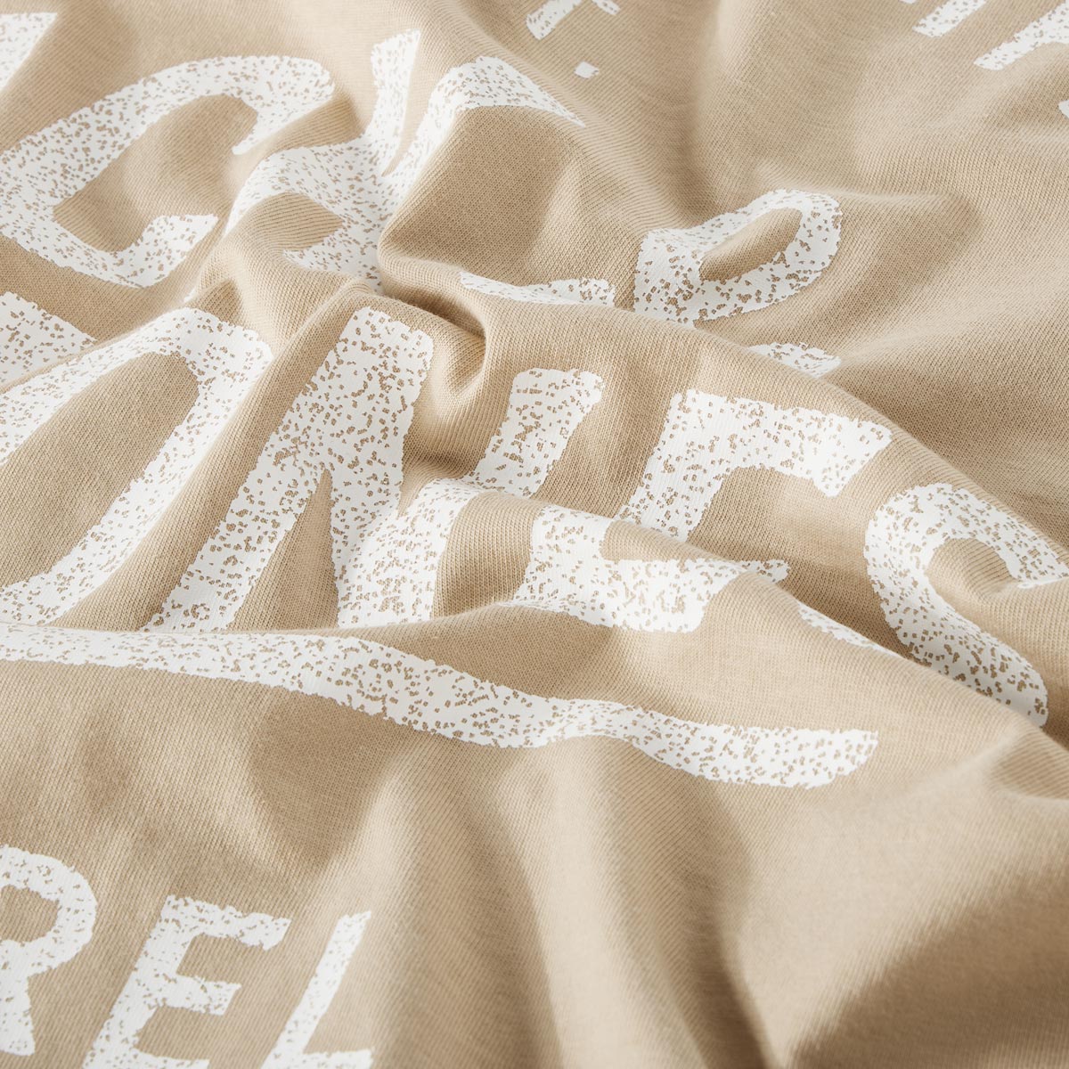 Jack&Jones T-Shirt mit Label-Print beige