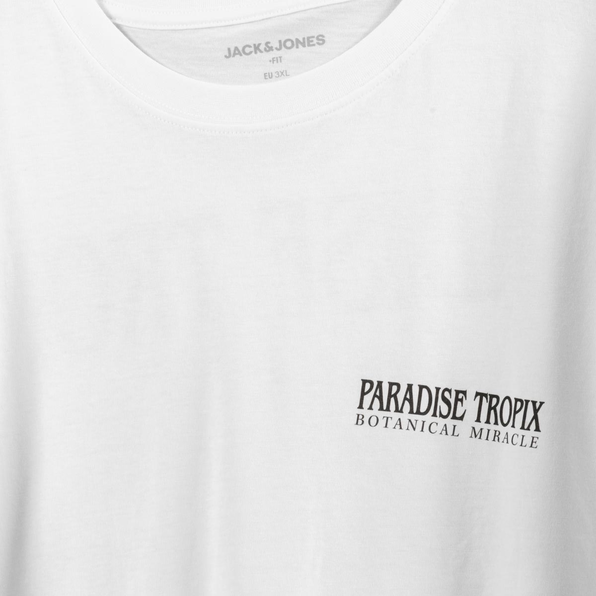 Jack&Jones T-Shirt mit Print auf Vorder- und Rückseite weiß