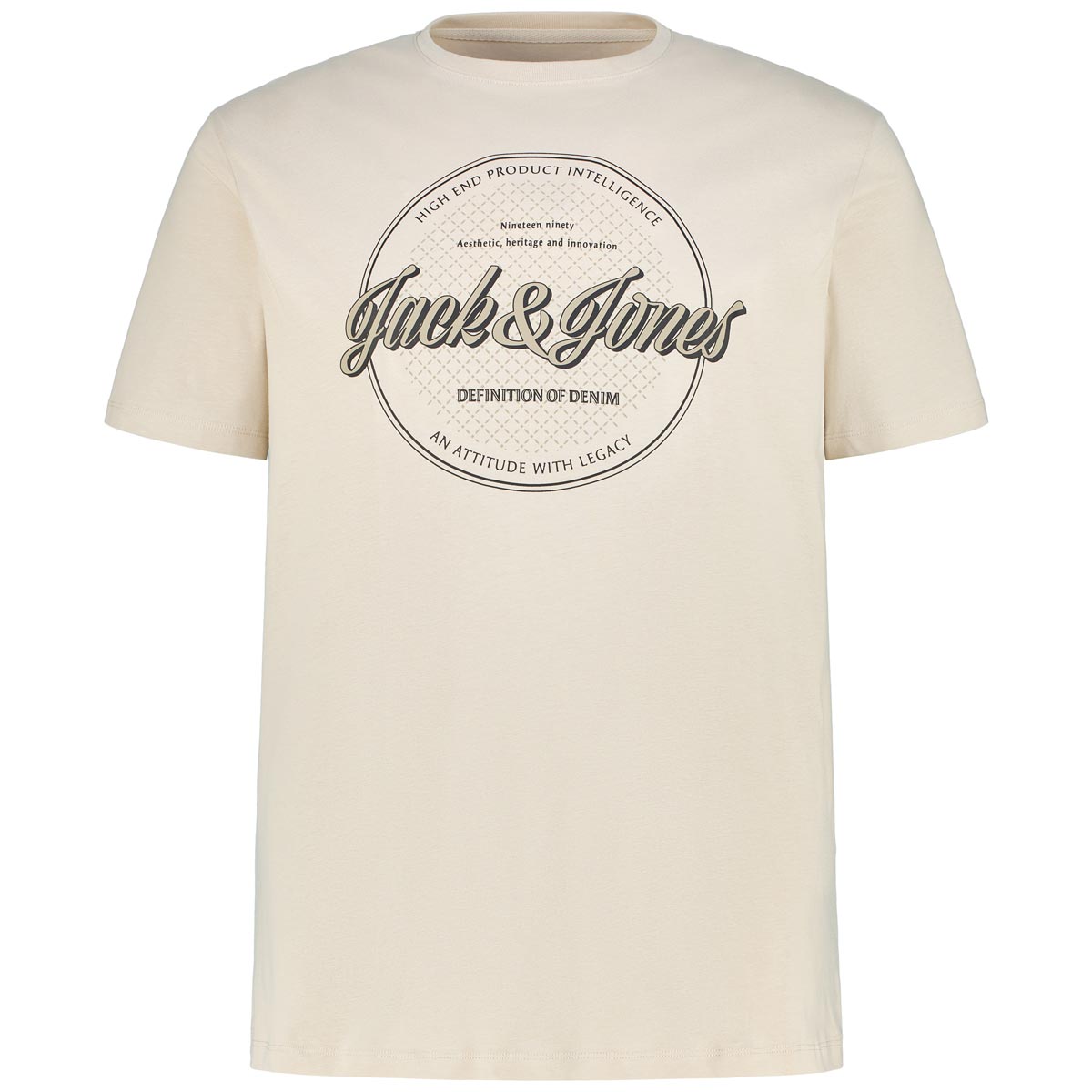 T-Shirt mit Label-Print