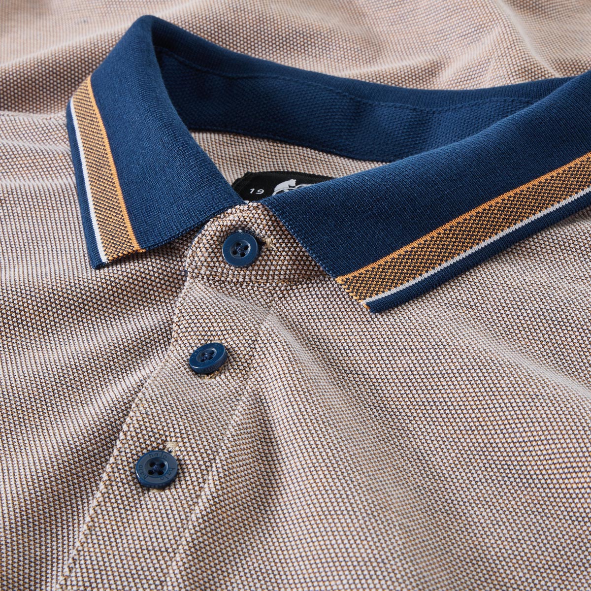 Hajo Poloshirt "Stay Fresh", bügelfrei mandarine