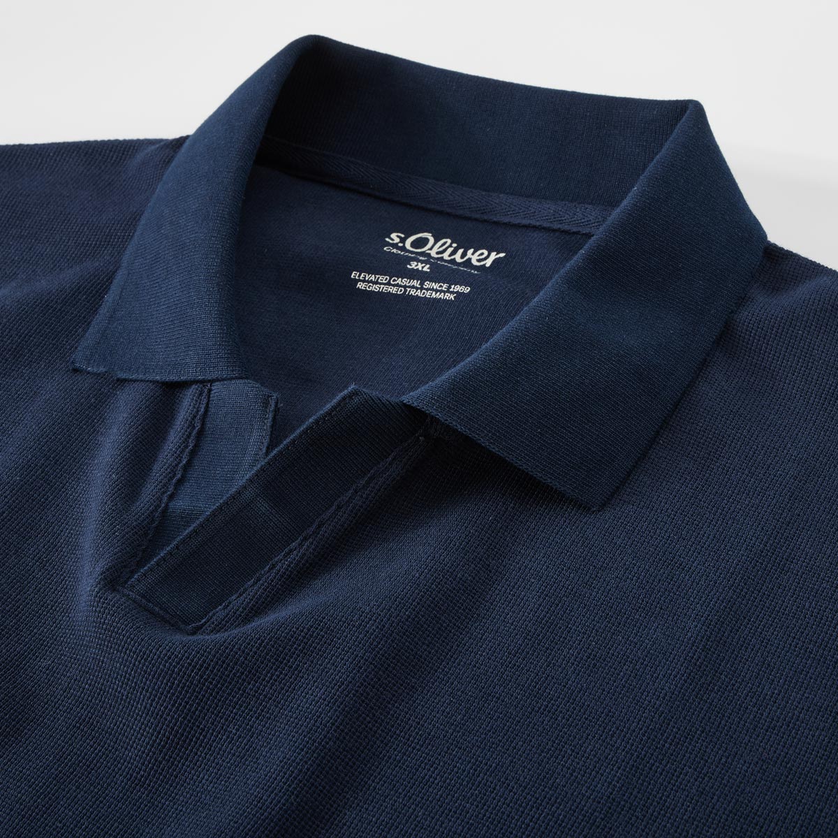 s.Oliver Poloshirt aus Baumwolle blau