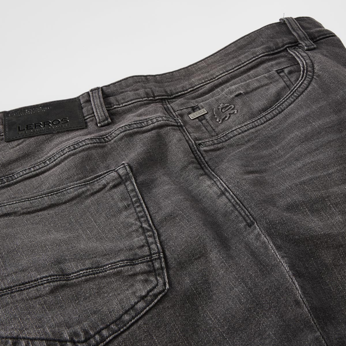 Lerros Stretch-Jeans "Baxter", Regular Fit grau