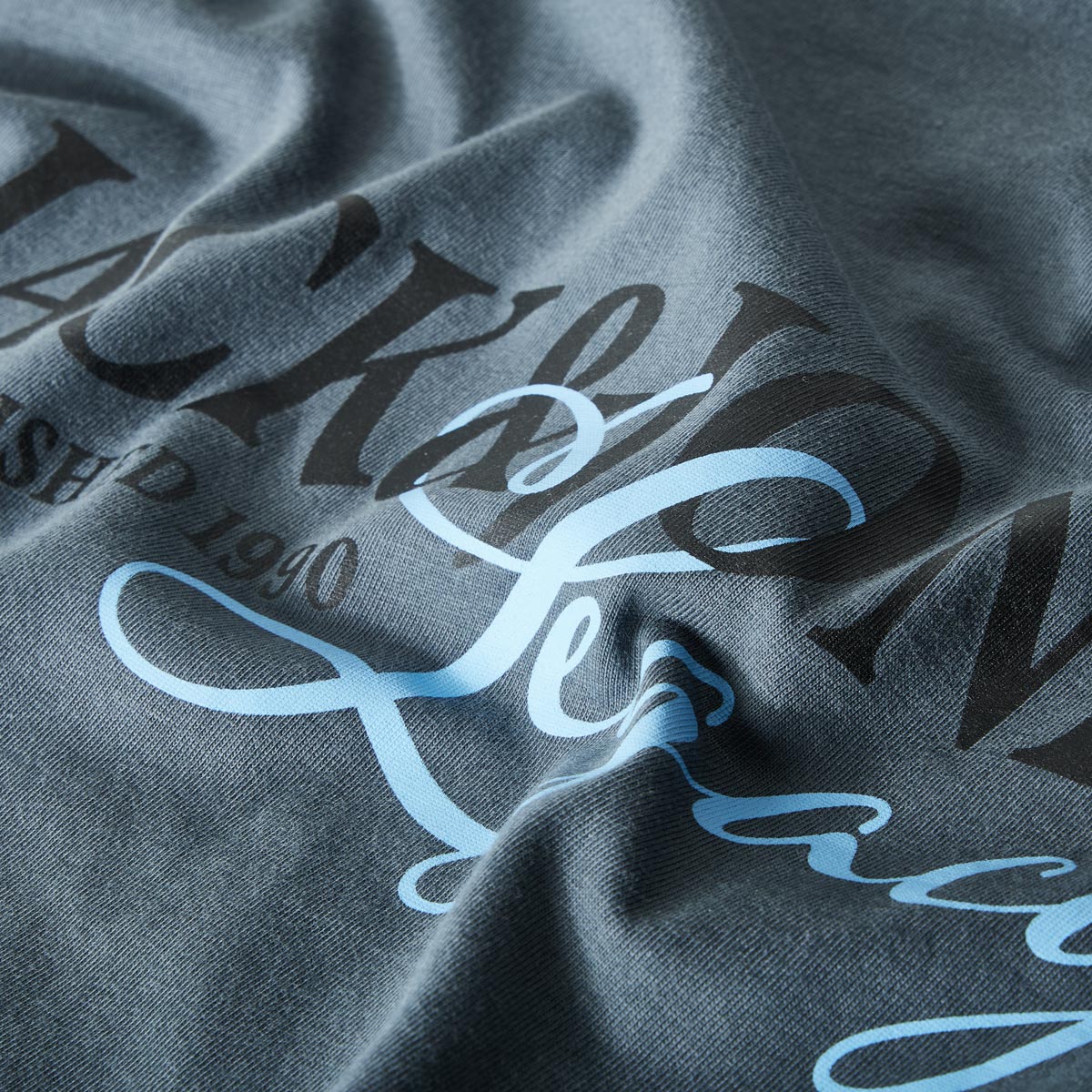 Jack&Jones Longsleeve mit Print grau