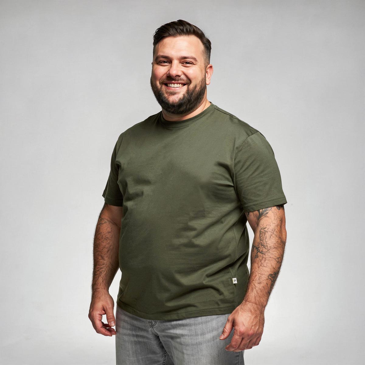 Pfundskerl T-Shirt aus Baumwolle oliv