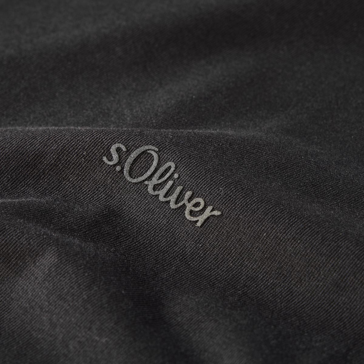s.Oliver T-Shirt aus Baumwolljersey schwarz