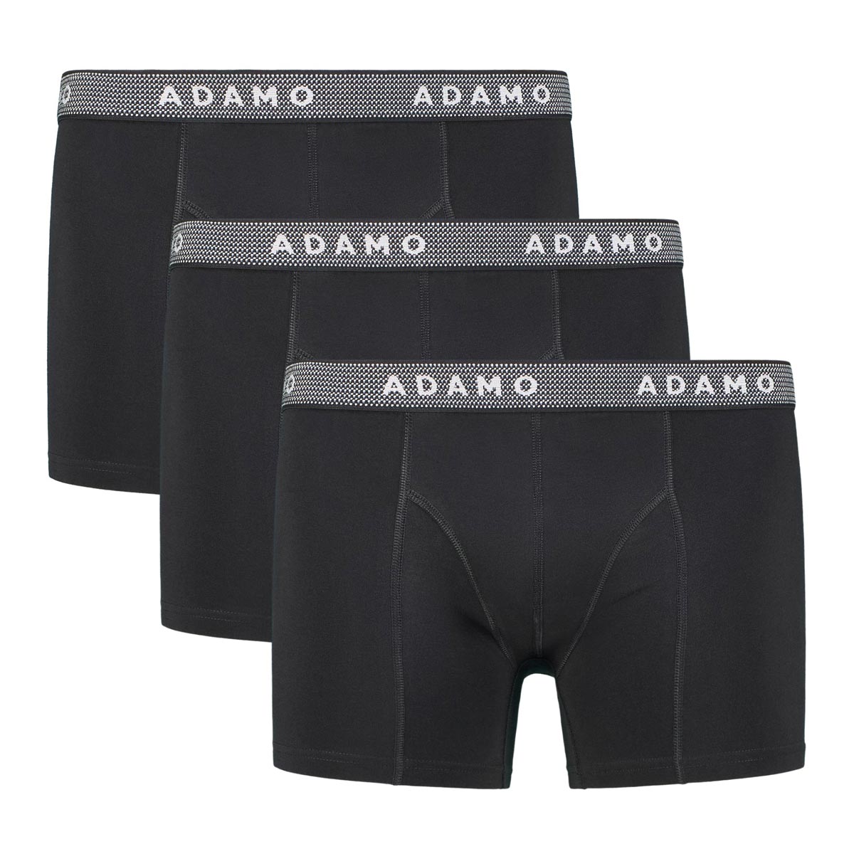 3er-Pack Pants mit Dehnbund und Logo-Schriftzug
