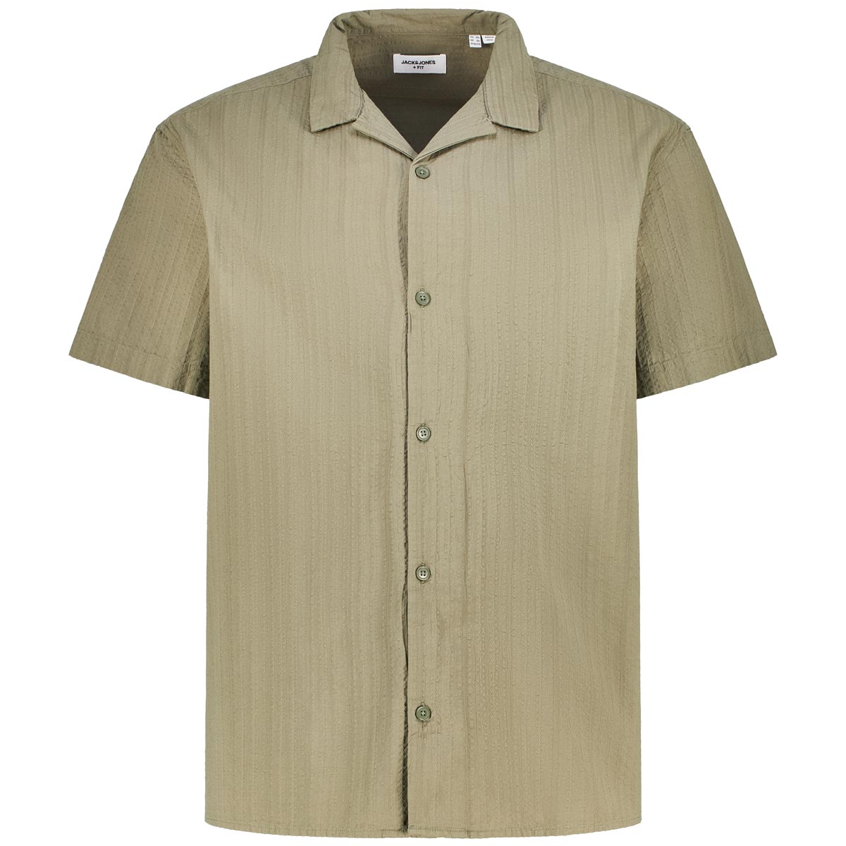 Jack&Jones Freizeithemd aus Baumwolle Farbe oliv Größe: 3XL günstig online kaufen