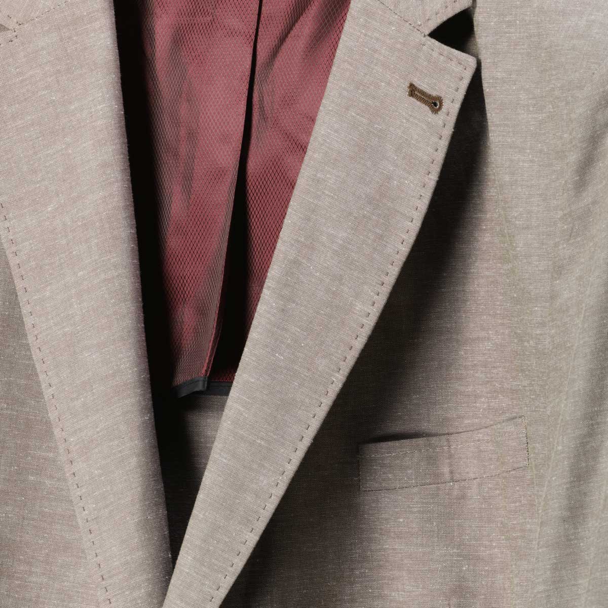 Weis Leichtes Sakko "Diego" aus Leinenmischung beige