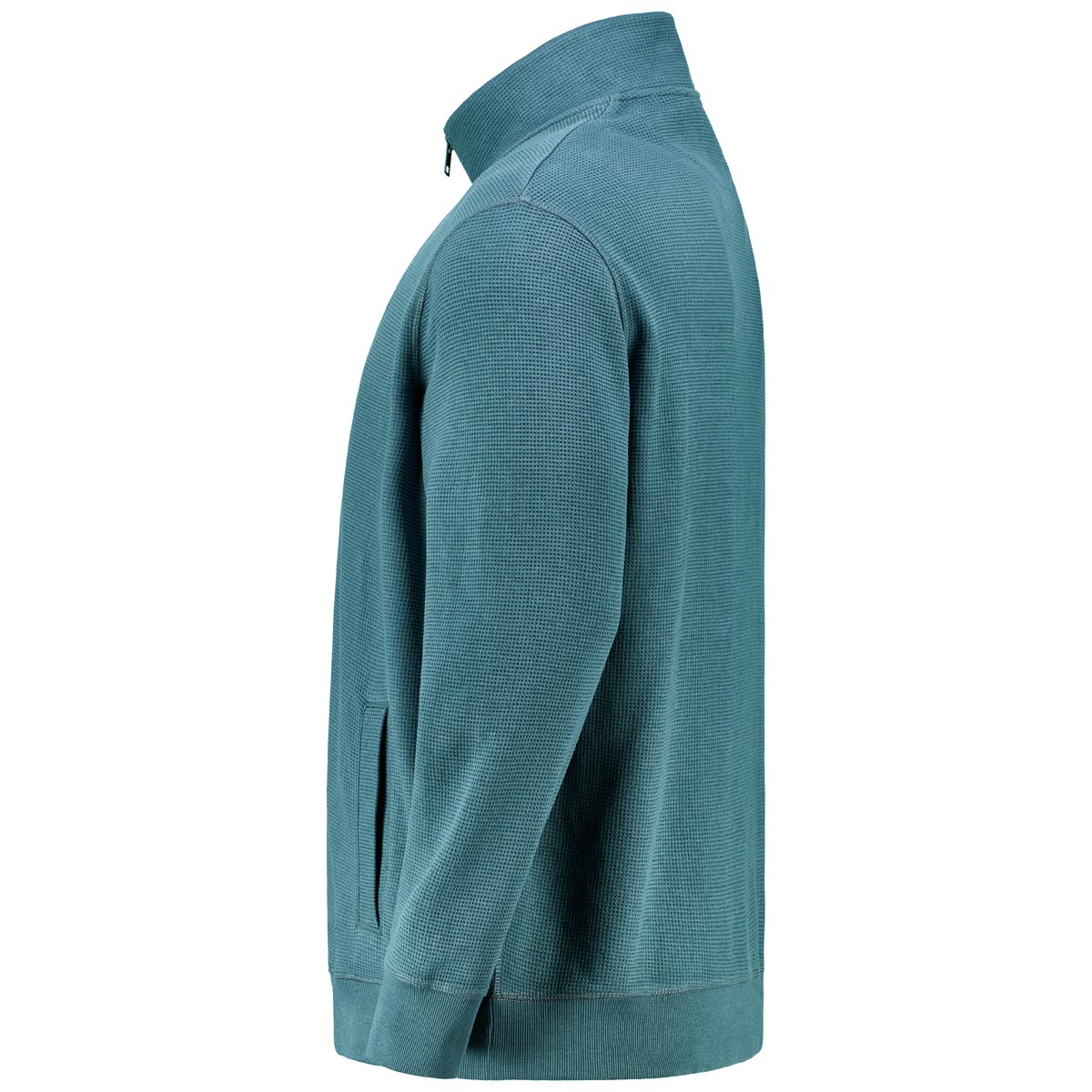 s.Oliver Sweatshirt mit Waffelstruktur blau