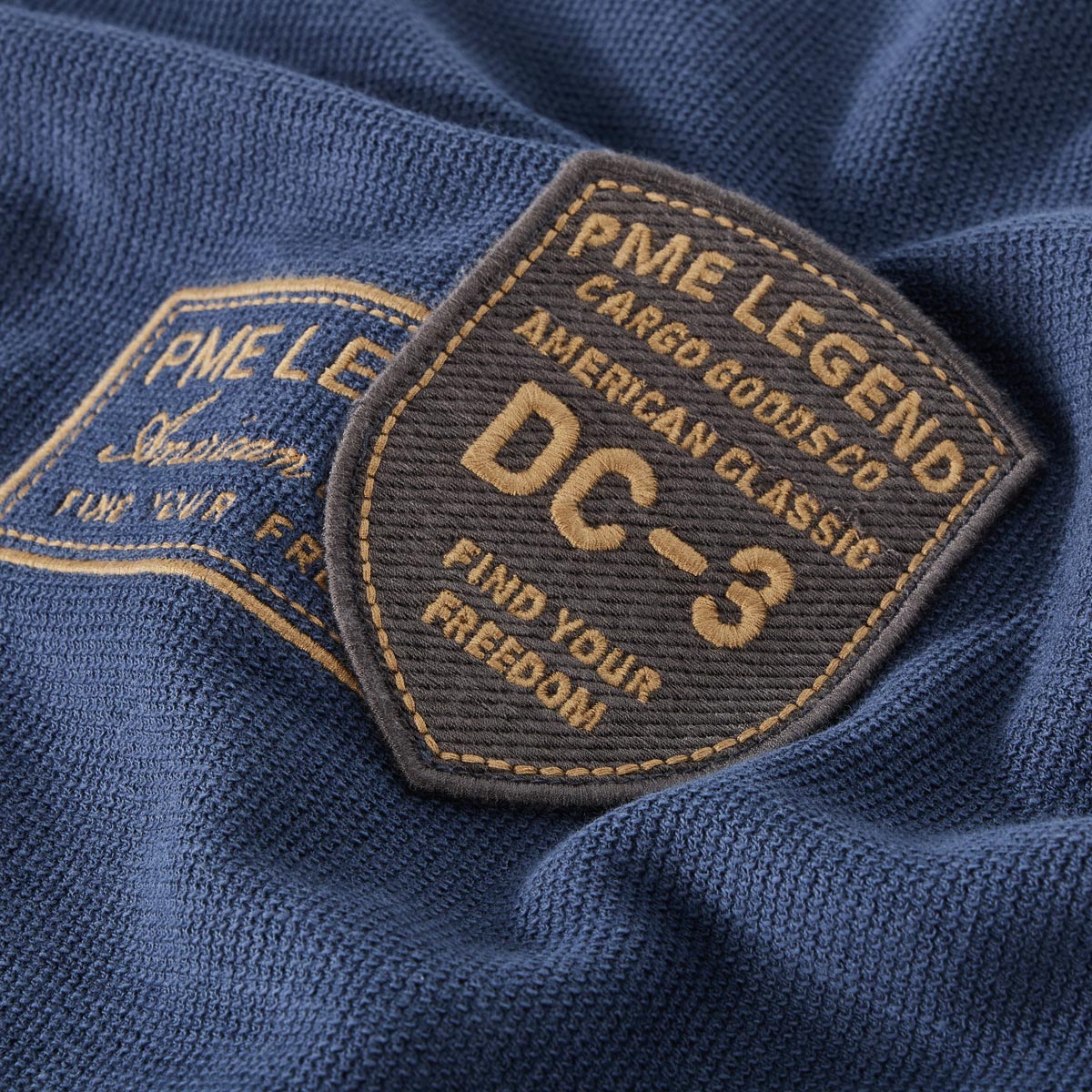 PME LEGEND T-Shirt aus Baumwolle blau