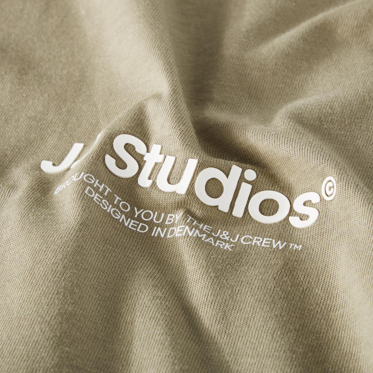 Jack&Jones T-Shirt aus Biobaumwolle oliv