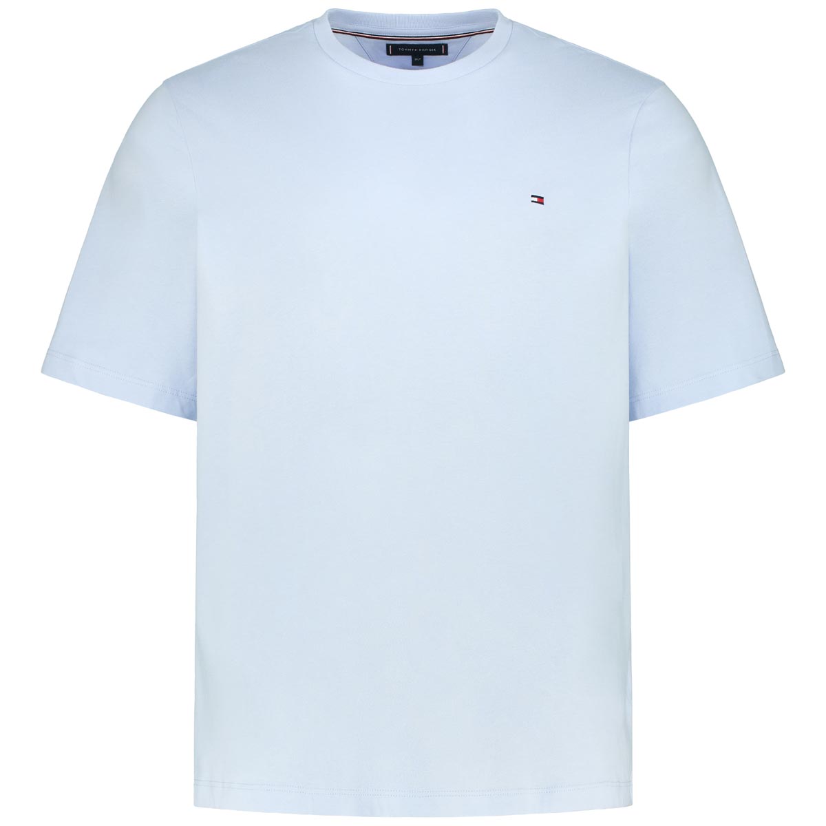 Tommy Hilfiger T-Shirt aus Baumwolle Farbe hellblau Größe: 3XL günstig online kaufen