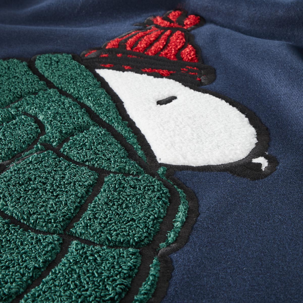 s.Oliver Hoodie mit Snoopy Applikation dunkelblau