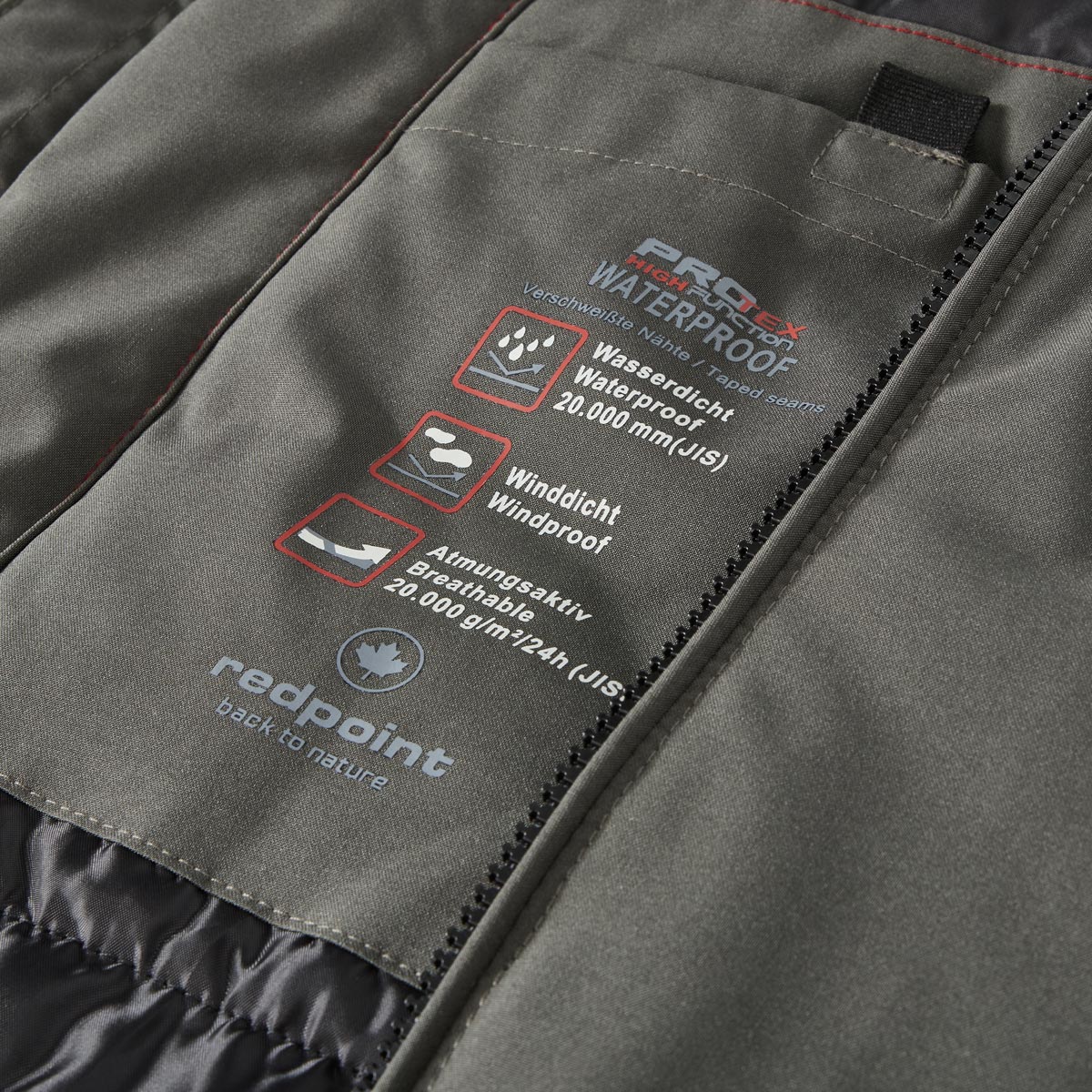 Redpoint Funktionsjacke, wind- und wasserdicht oliv