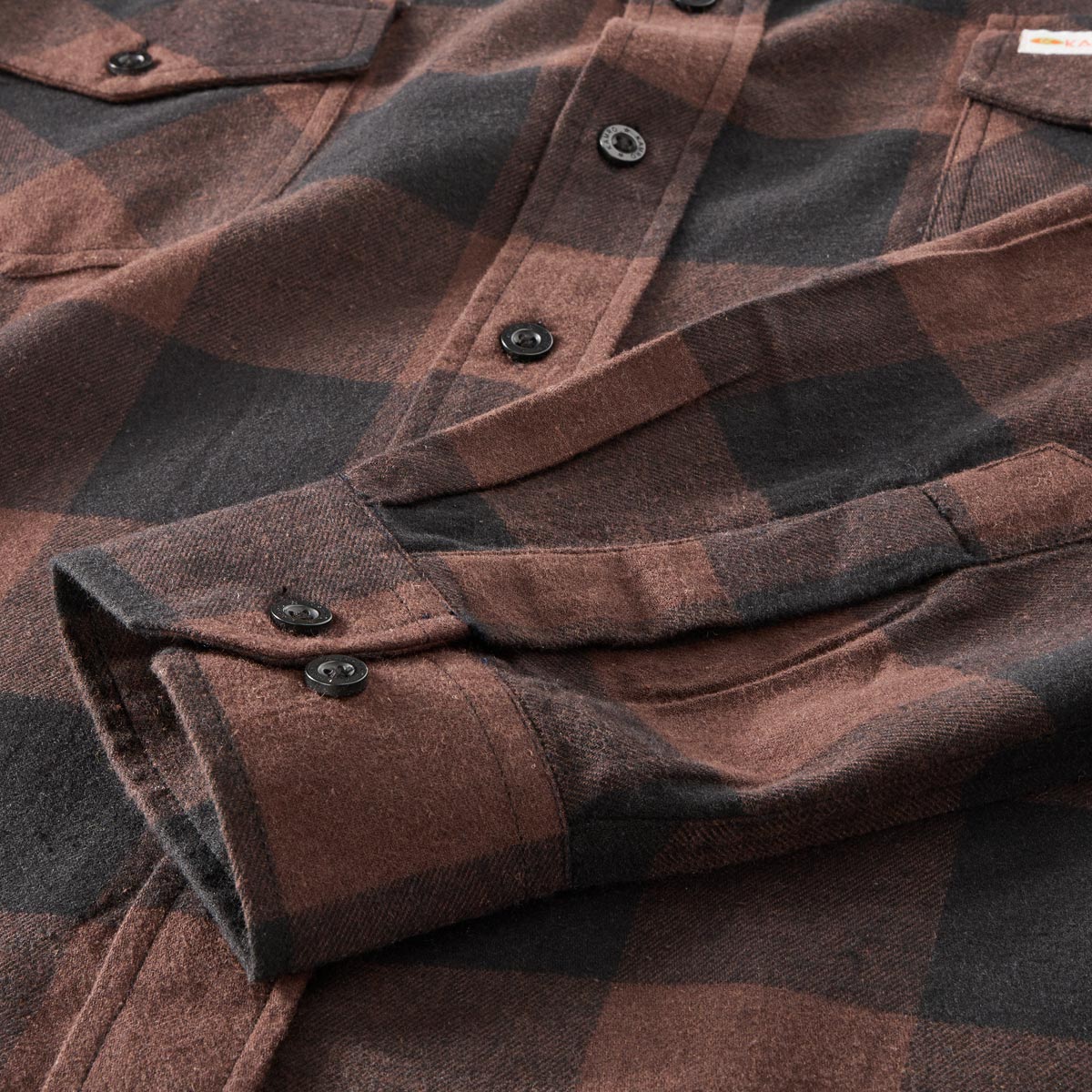 Kamro Kariertes Freizeithemd braun