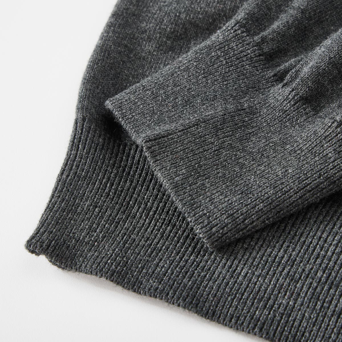 CASA MODA Feinstrickpullover aus Pima-Baumwolle anthrazit